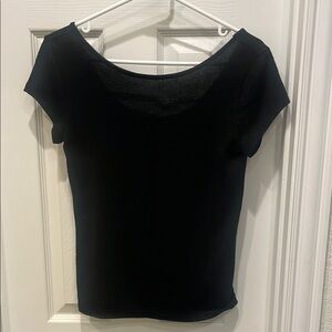 GAP Black Soft Knit Top